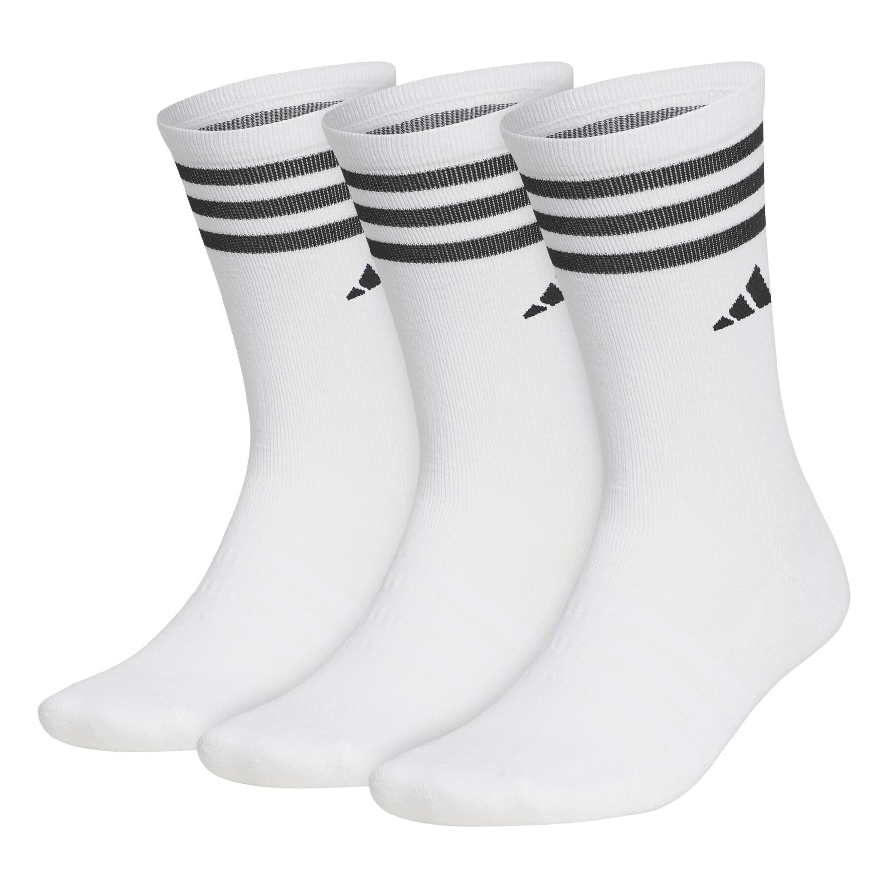 Set van 3 paar halfhoge sokken adidas