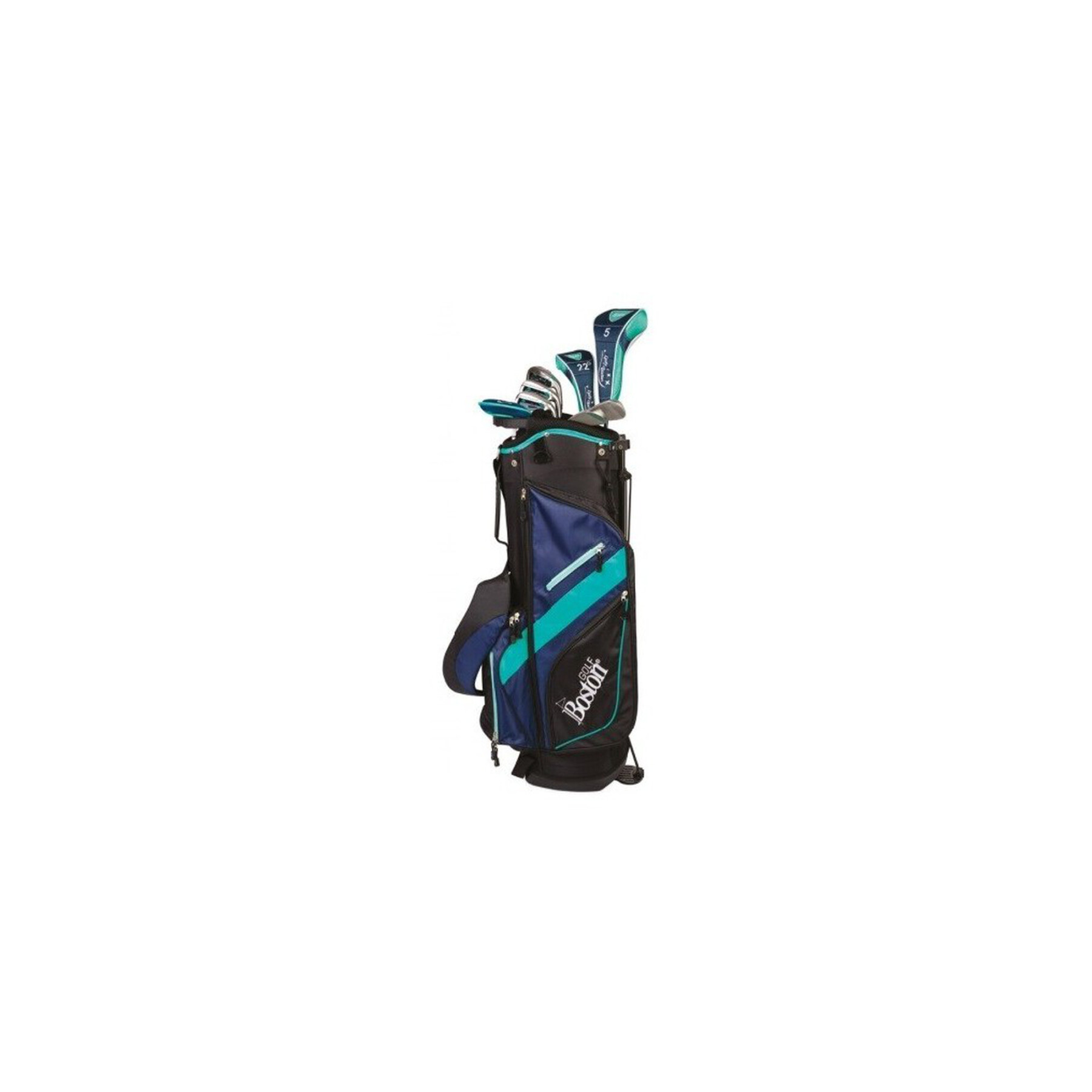 Kit (tas + 11 clubs) rechtshandige vrouw Boston Golf canberra 8.5" 1/2 série