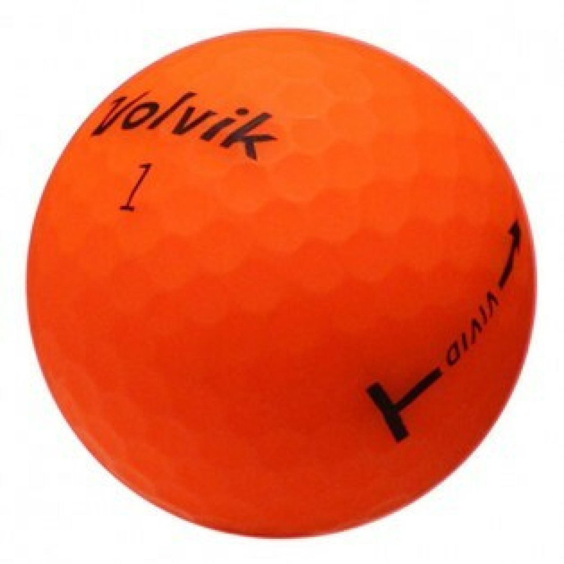 Set van 12 golfballen Volvik Vivid