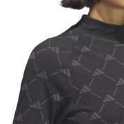 Dames-T-shirt met lange mouwen adidas Ultimate365 Tour Monogram Mock