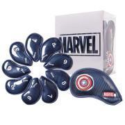 Set van 9 ijzeren deksels Volvik Marvel Captain America